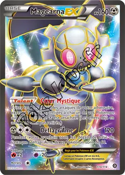 Carte Pokémon Magearna EX  n°110 de la série Offensive Vapeur