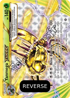 Carte Pokémon Yanmega BREAK  Reverse n°8 de la série Offensive Vapeur
