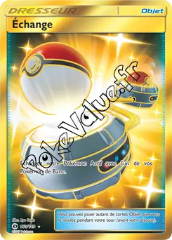 Carte Pokémon Échange n°160 de la série Soleil et Lune