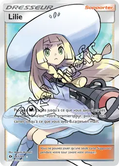 Carte Pokémon Lilie n°147 de la série Soleil et Lune