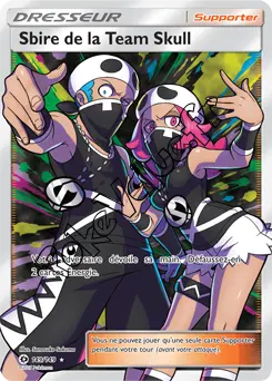 Carte Pokémon Sbire de la Team Skull n°149 de la série Soleil et Lune