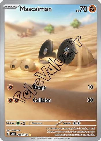 Carte Pokémon Mascaïman  n°216 de la série Écarlate et Violet