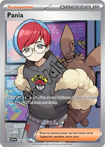 Carte Pokémon Pania n°239 de la série Écarlate et Violet