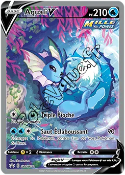 Carte Pokémon Aquali V  n°181 de la série Promo SWSH