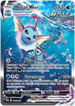 Carte Pokémon Aquali VMAX  n°182 de la série Promo SWSH