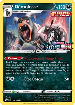 Carte Pokémon Démolosse  n°090 de la série Promo SWSH