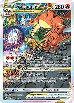 Carte Pokémon Dracaufeu VSTAR  n°262 de la série Promo SWSH