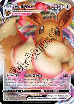 Carte Pokémon Évoli VMAX n°087 de la série SWSH Black Star Promos