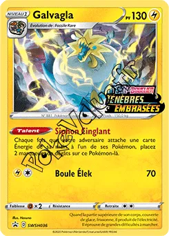 Carte Pokémon Galvagla n°036 de la série Promo SWSH