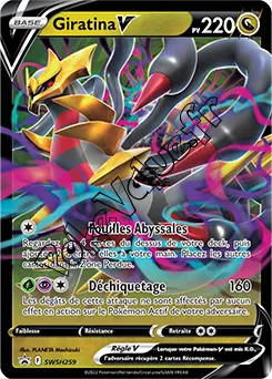 Carte Pokémon Giratina V  n°259 de la série Promo SWSH