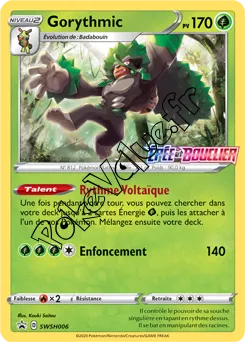 Carte Pokémon Gorythmic  n°006 de la série Promo SWSH