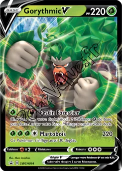 Carte Pokémon Gorythmic V n°014 de la série Promo SWSH