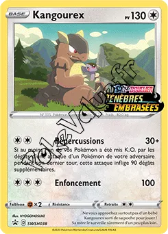 Carte Pokémon Kangourex n°038 de la série Promo SWSH