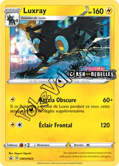 Carte Pokémon Luxray  n°023 de la série Promo SWSH