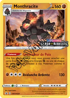 Carte Pokémon Monthracite n°024 de la série Promo SWSH