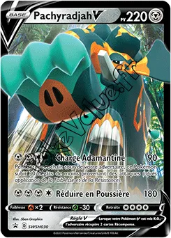 Carte Pokémon Pachyradjah V n°030 de la série Promo SWSH