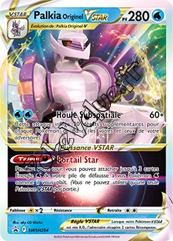 Carte Pokémon Palkia Originel VSTAR  n°254 de la série Promo SWSH