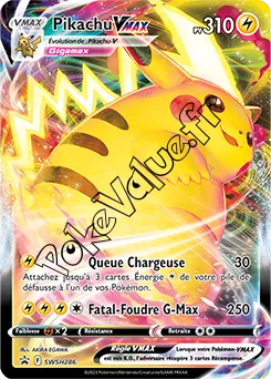 Carte Pokémon Pikachu VMAX  n°286 de la série Promo SWSH