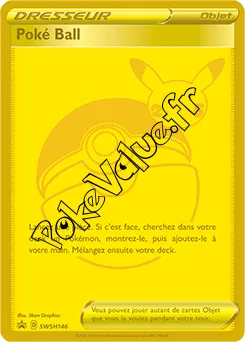Carte Pokémon Poké Ball n°146 de la série Promo SWSH