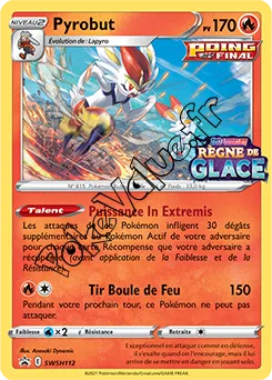 Carte Pokémon Pyrobut  n°112 de la série Promo SWSH