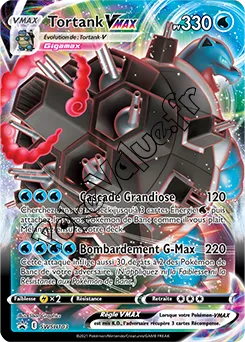 Carte Pokémon Tortank VMAX n°103 de la série Promo SWSH