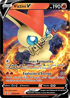 Carte Pokémon Victini V  n°104 de la série Promo SWSH