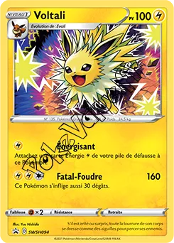 Carte Pokémon Voltali n°094 de la série Promo SWSH