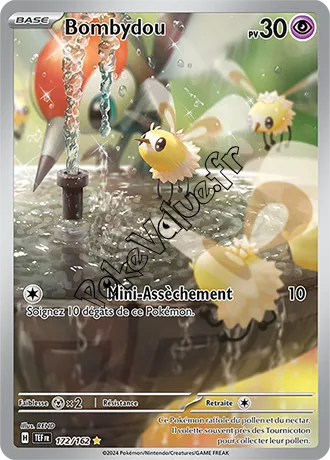 Carte Pokémon Bombydou  n°172 de la série Forces Temporelles