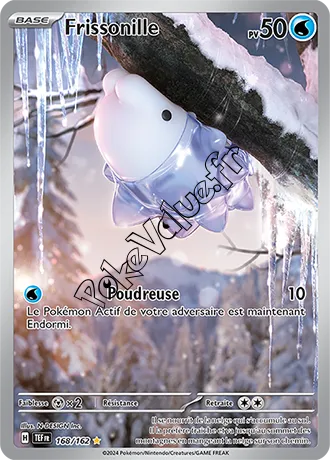 Carte Pokémon Frissonille  n°168 de la série Forces Temporelles