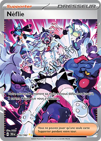 Carte Pokémon Nèflie n°210 de la série Forces Temporelles