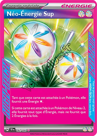 Carte Pokémon Néo Énergie Sup n°162 de la série Forces Temporelles
