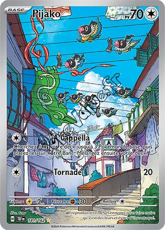 Carte Pokémon Pijako  n°181 de la série Forces Temporelles