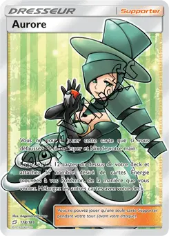 Carte Pokémon Aurore n°178 de la série Duo de Choc