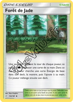 Carte Pokémon Forêt de Jade n°156 de la série Duo de Choc