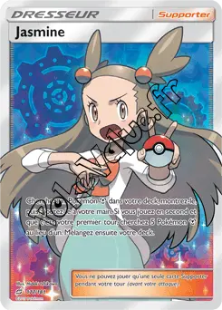 Carte Pokémon Jasmine n°177 de la série Duo de Choc