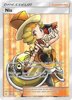 Carte Pokémon Nix n°180 de la série Duo de Choc