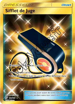 Carte Pokémon Sifflet de Juge n°194 de la série Duo de Choc