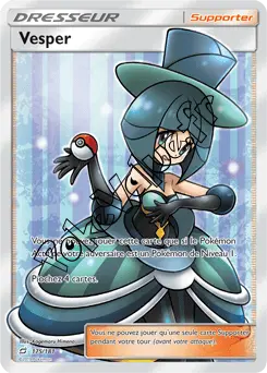 Carte Pokémon Vesper n°175 de la série Duo de Choc