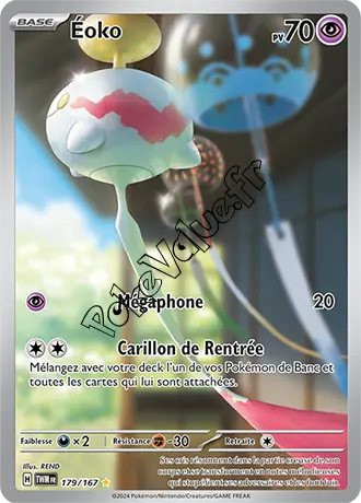 Carte Pokémon Éoko  n°179 de la série Mascarade Crépusculaire