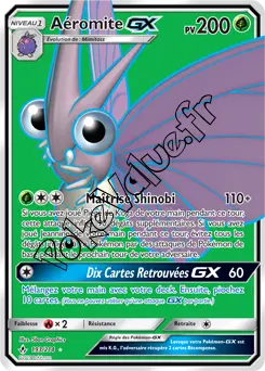 Carte Pokémon Aéromite GX n°193 de la série Alliance Infaillible