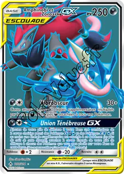Carte Pokémon Amphinobi et Zoroark GX n°200 de la série Alliance Infaillible
