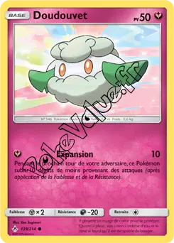 Carte Pokémon Doudouvet n°139 de la série Alliance Infaillible