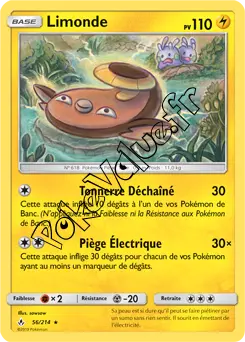 Carte Pokémon Limonde n°56 de la série Alliance Infaillible