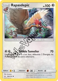Carte Pokémon Rapasdepic n°146 de la série Alliance Infaillible