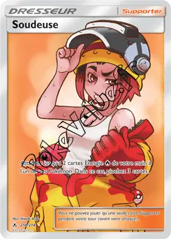 Carte Pokémon Soudeuse n°214 de la série Alliance Infaillible