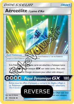 Carte Pokémon Aérozélite : Lame d’Air Reverse n°195 de la série Harmonie des Esprits