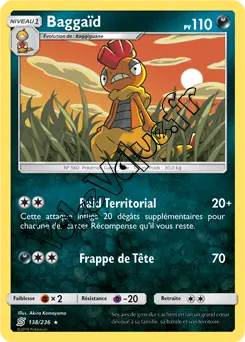 Carte Pokémon Baggaïd n°138 de la série Harmonie des Esprits