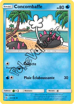 Carte Pokémon Concombaffe n°52 de la série Harmonie des Esprits