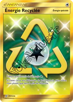 Carte Pokémon Énergie Recyclée n°257 de la série Harmonie des Esprits