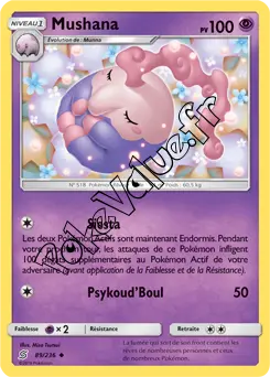 Carte Pokémon Mushana n°89 de la série Harmonie des Esprits